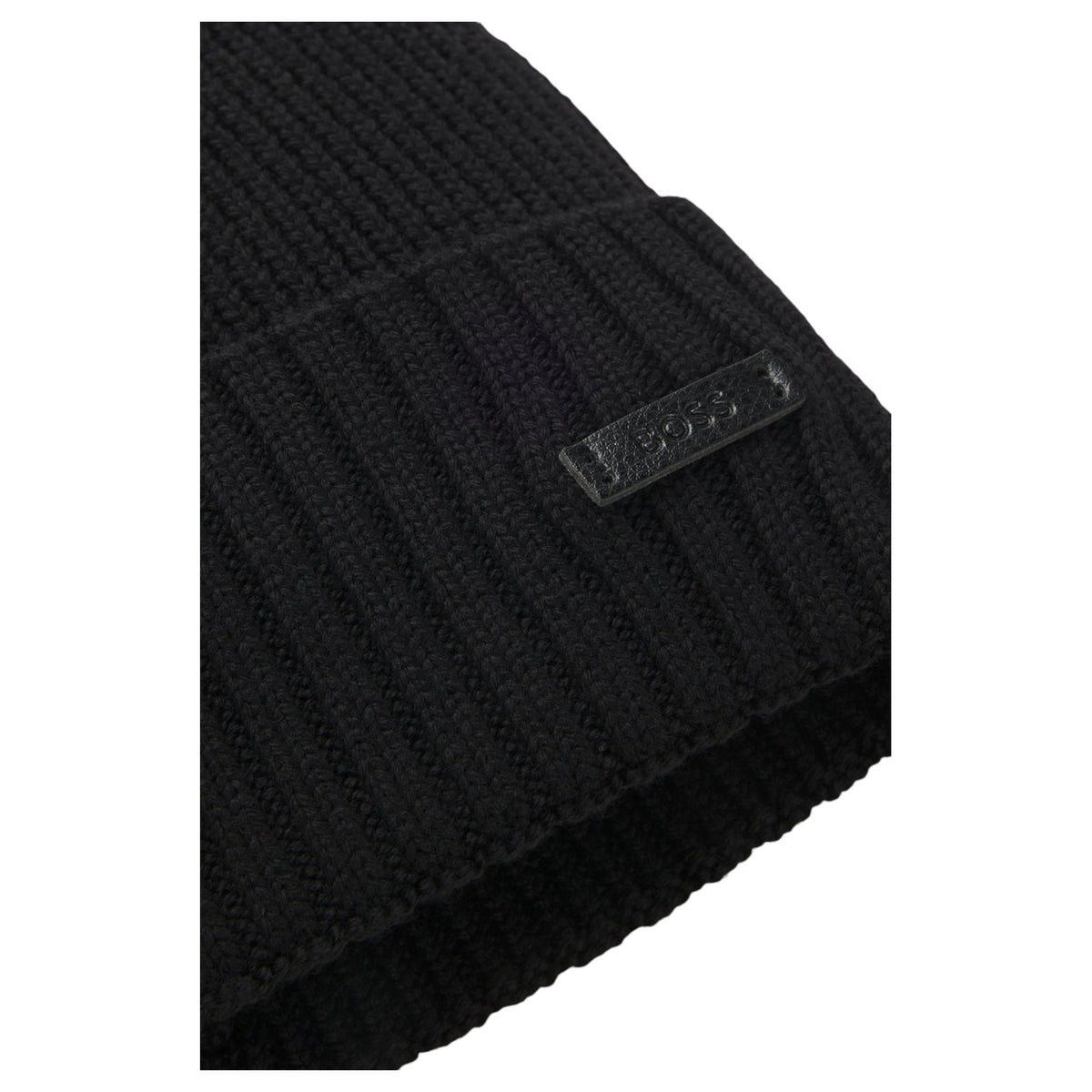 BOSS Men's Fati Rib-Knit Virgin Wool Beanie 50495306