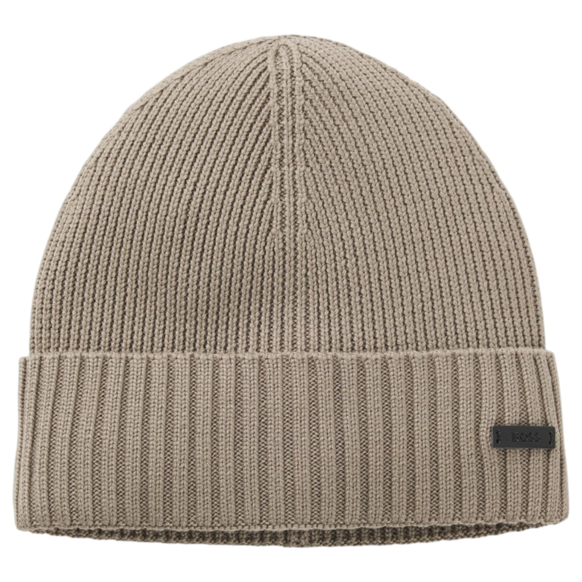 BOSS Men's Fati Rib-Knit Virgin Wool Beanie 50495306