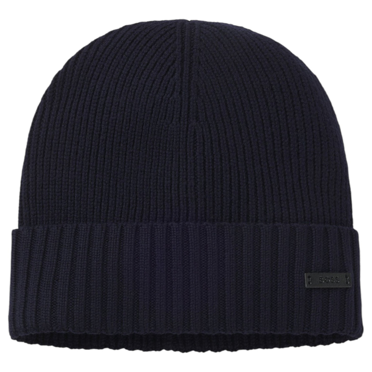 BOSS Men's Fati Rib-Knit Virgin Wool Beanie 50495306