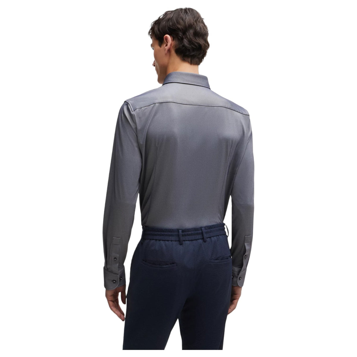 Boss Slim-Fit Shirt In Structured Performance-Stretch Fabric 50503533 475