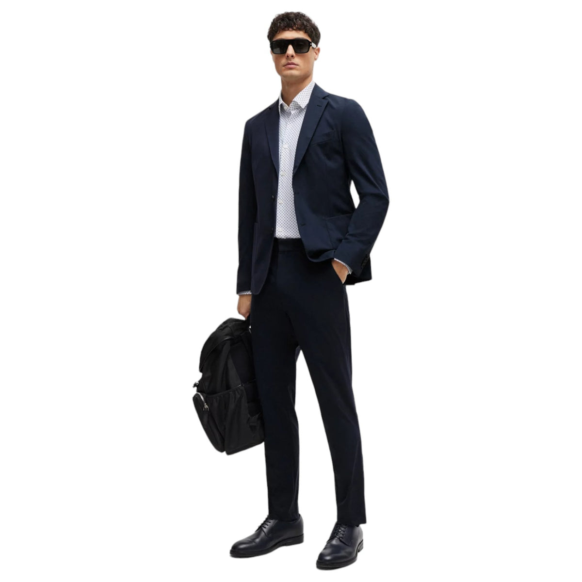 Boss Slim-Fit Shirt In Printed Performance-Stretch Material 50513421 100
