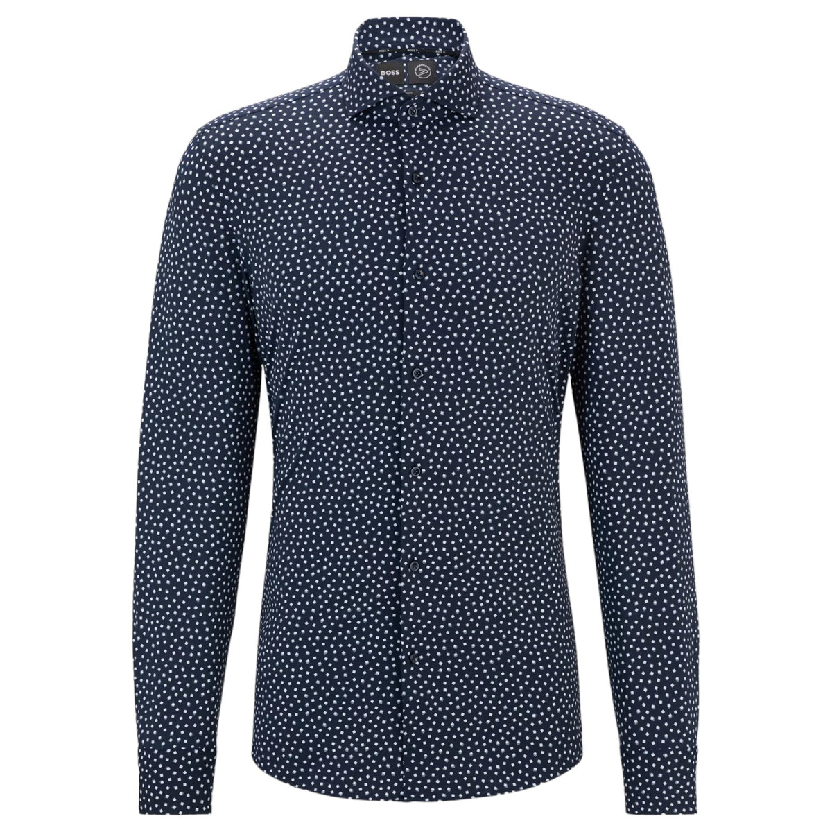 Boss Slim-Fit Shirt In Printed Performance-Stretch Fabric 50513429 404