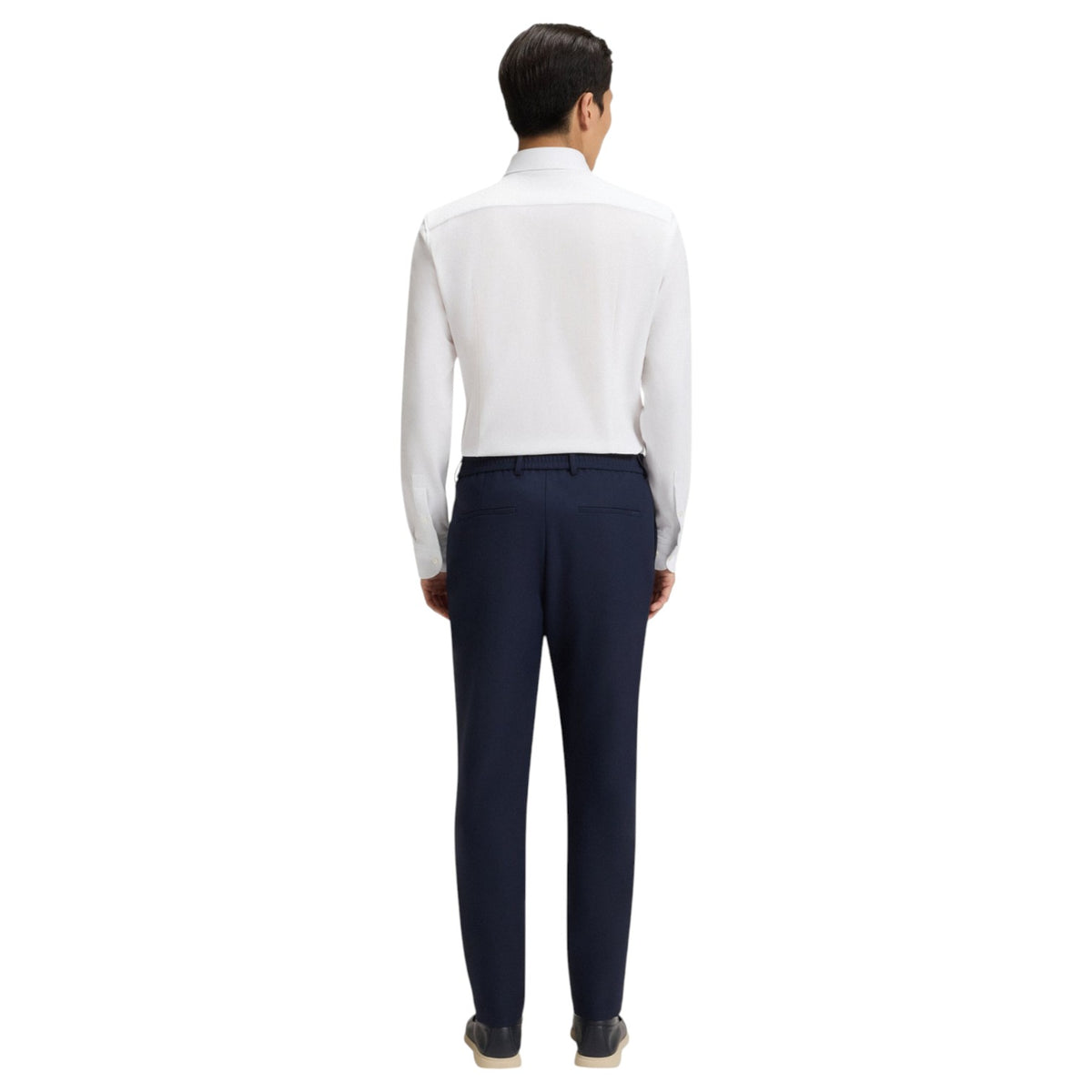 BOSS-Slim-Fit Shirt In Cotton-Piqué Jersey