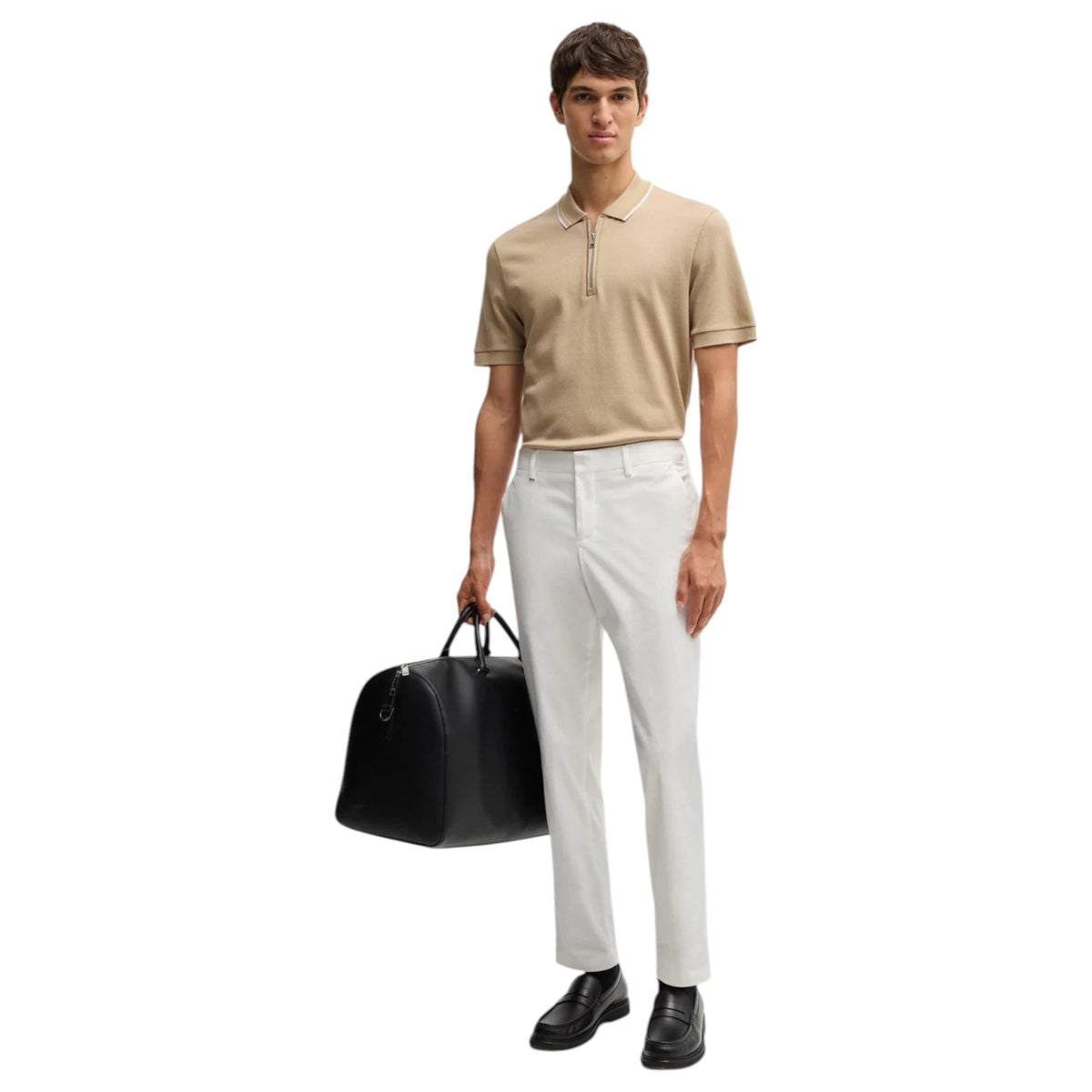 Boss Slim-Fit Trousers In Washable Stretch Cotton 50534612-100