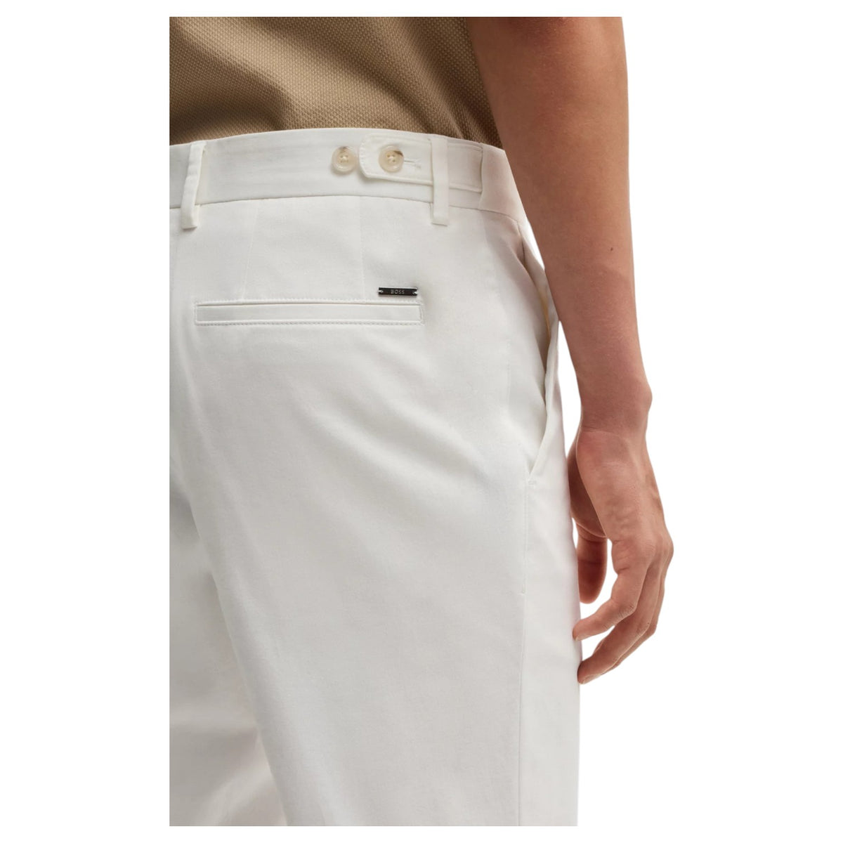 Boss Slim-Fit Trousers In Washable Stretch Cotton 50534612-100