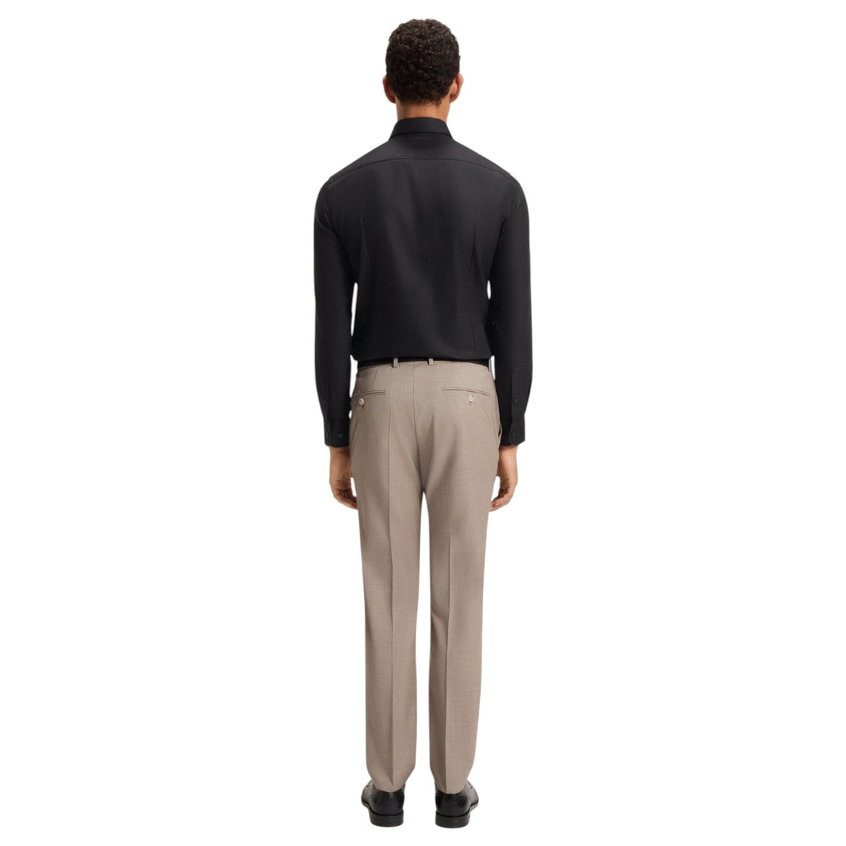 Hugo Boss Slim-fit shirt in Italian-made structured cotton 50545157
