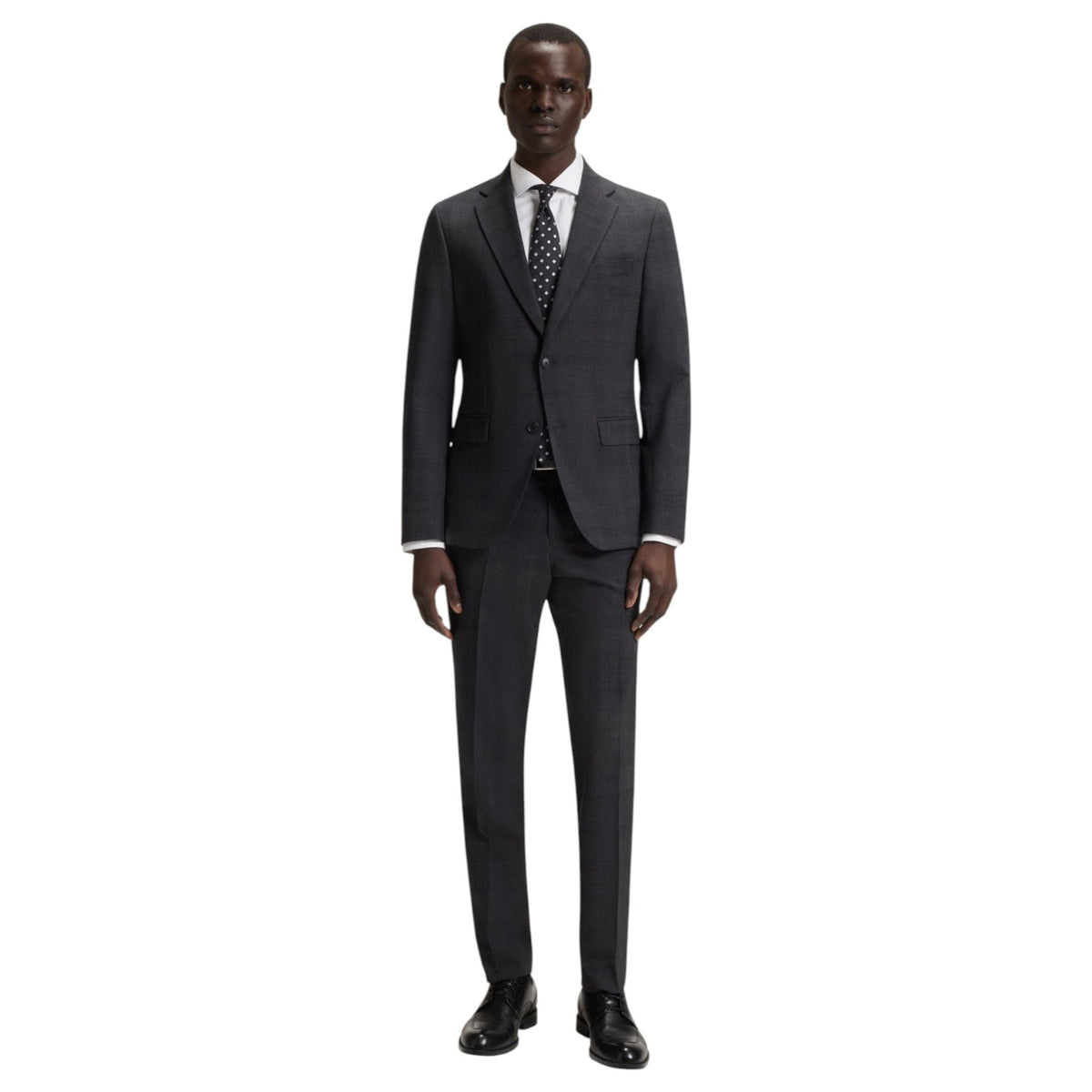 Hugo Boss Slim-fit shirt in Italian-made structured cotton 50545157