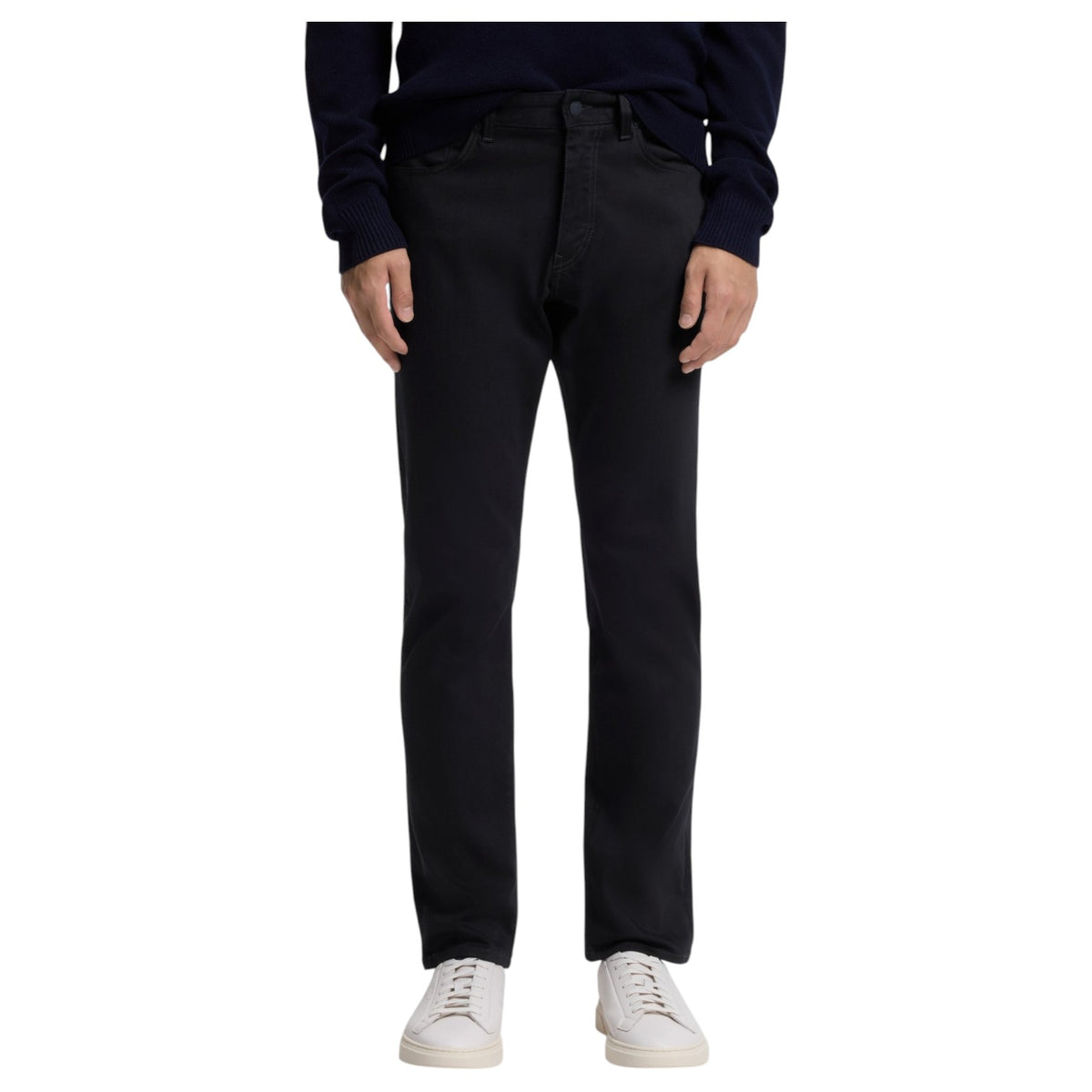 BOSS Delaware Slim-Fit Trousers In Fade-Resistant Twill