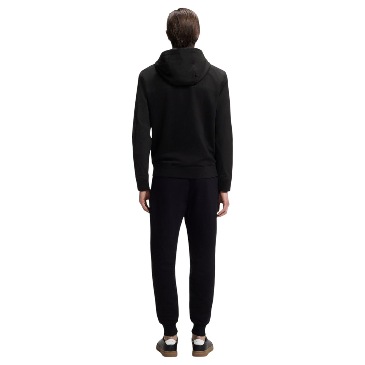 BOSS Cotton-Terry Zip-Up Hoodie/Pants Set With Signature-Stripe Trims