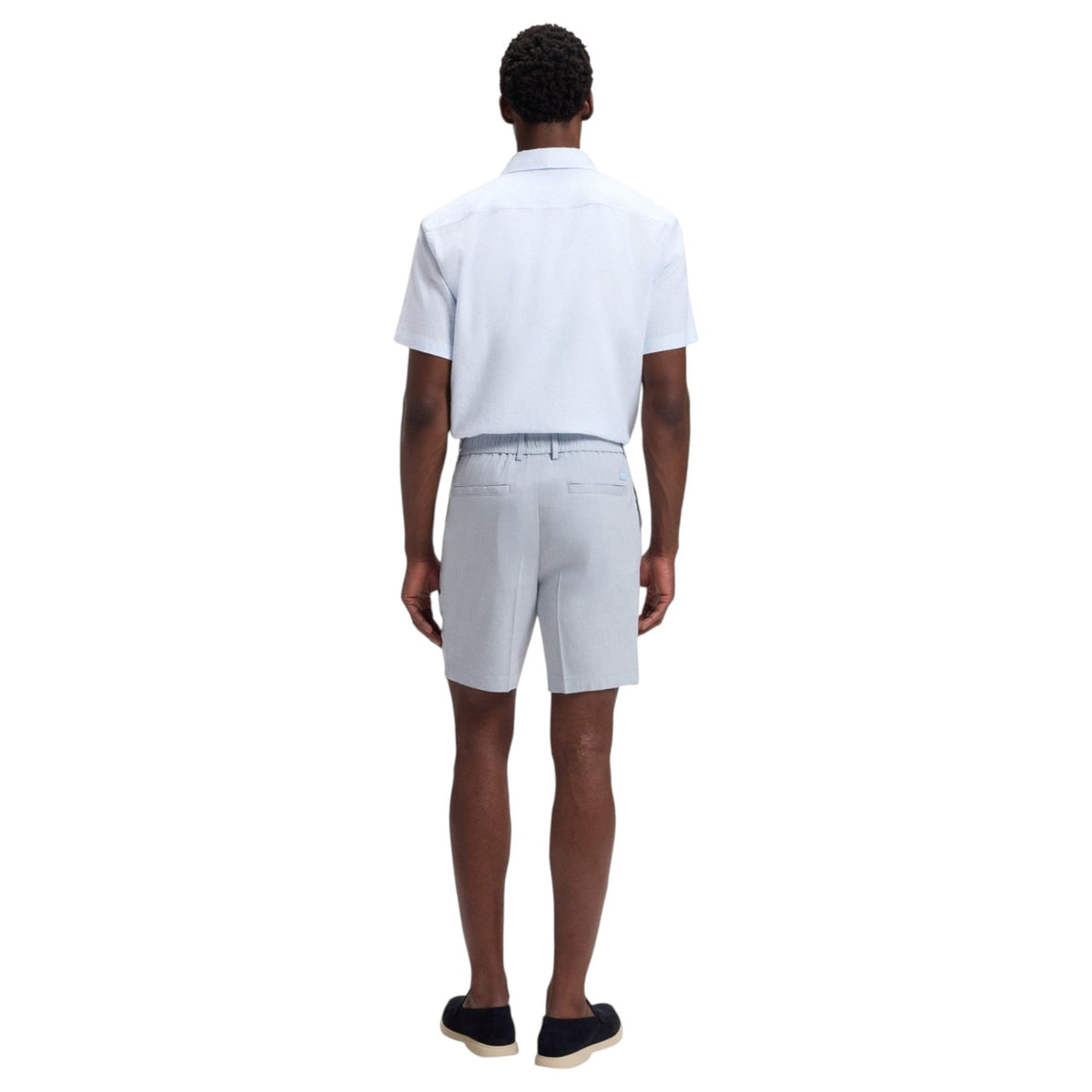 BOSS Linen-Blend Shorts In a Modern Fit 50557537