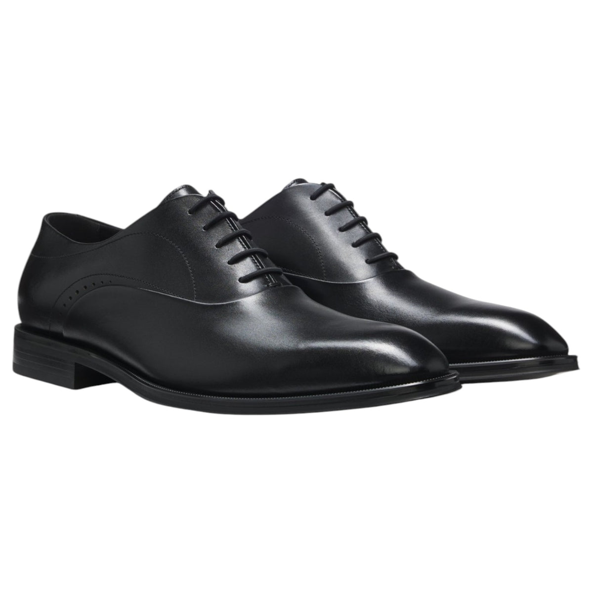 BOSS Men's Derrek Calf Leather Oxford Shoes in Black 50562399-001