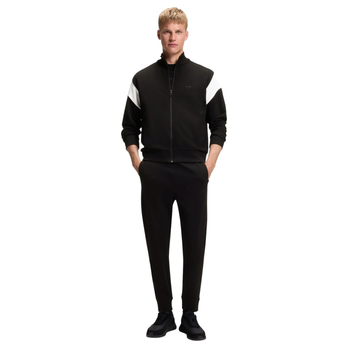 BOSS Union Cotton-Blend Tracksuit Set