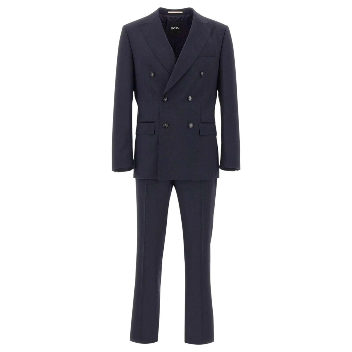 BOSS Slim Fit Double-Breasted Suit – 100% Italian Virgin Wool 50561841