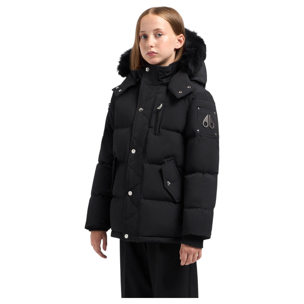 Moose Knuckles Unisex Bomber 3Q Kids Apparel M32UJ193S Blk/Blk