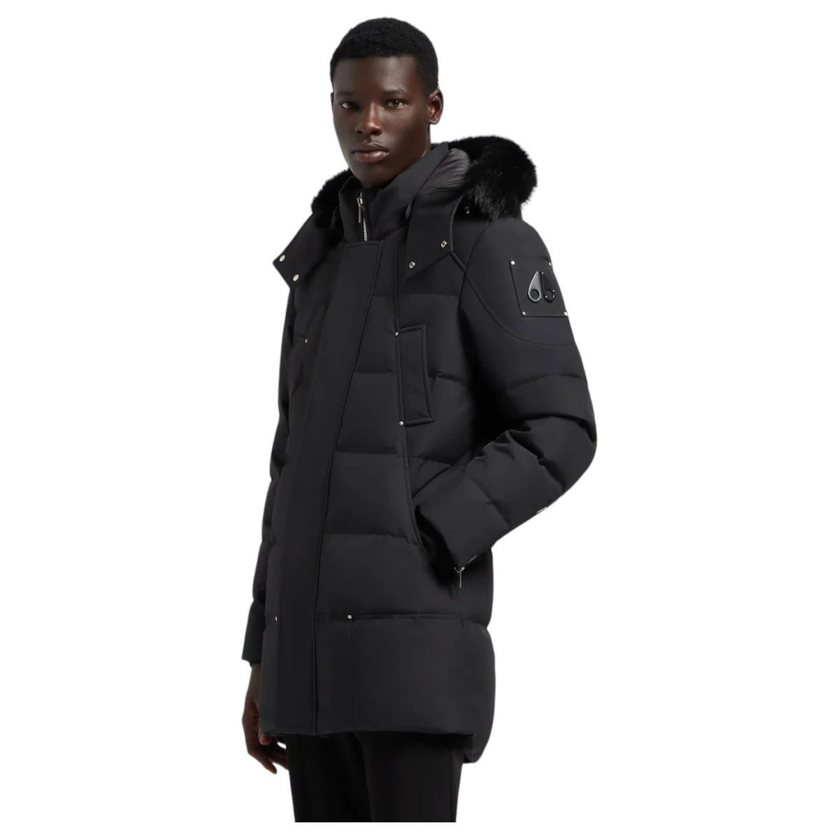 Moose Knuckles Cloud Shearling Parka M34MP221S 305 Black