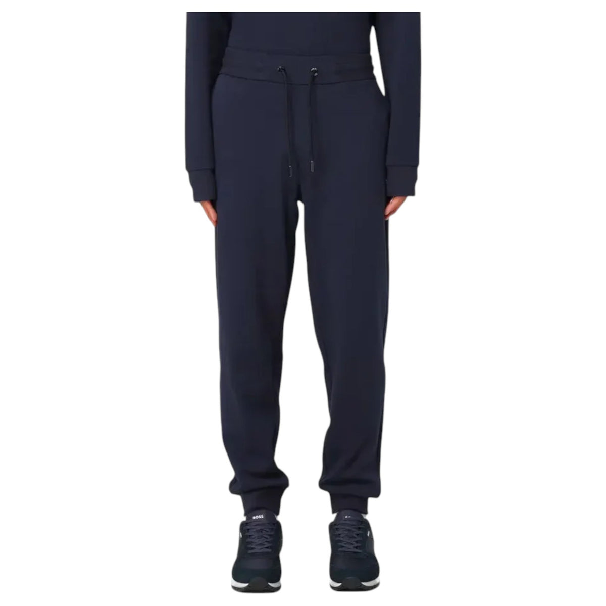 Boss Jersey Fabric Tracksuit In Navy 50520303