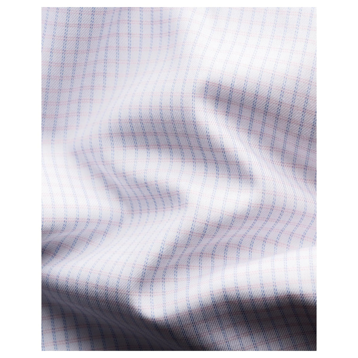 Eton Pink Checked Cotton & TENCEL™ Lyocell Shirt 100011655 71