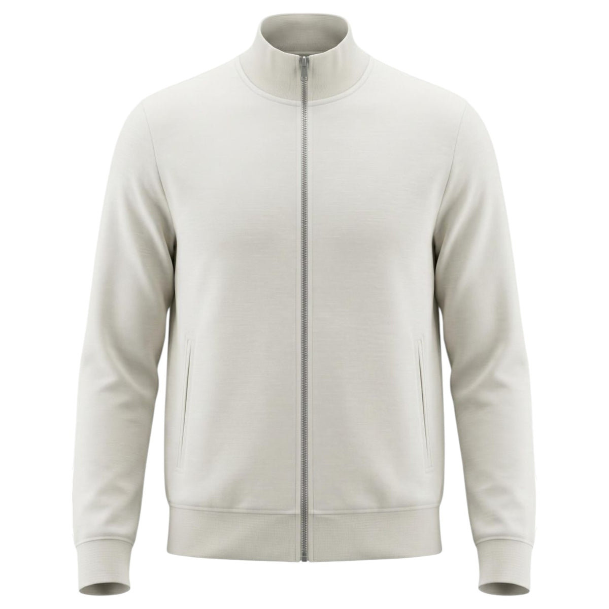 BOSS Black C-Siza Full-Zip Sweatshirt – White