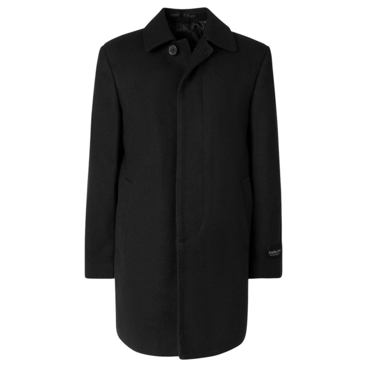 Boys Bradley Jones Walden Wool Coat 4436K Black