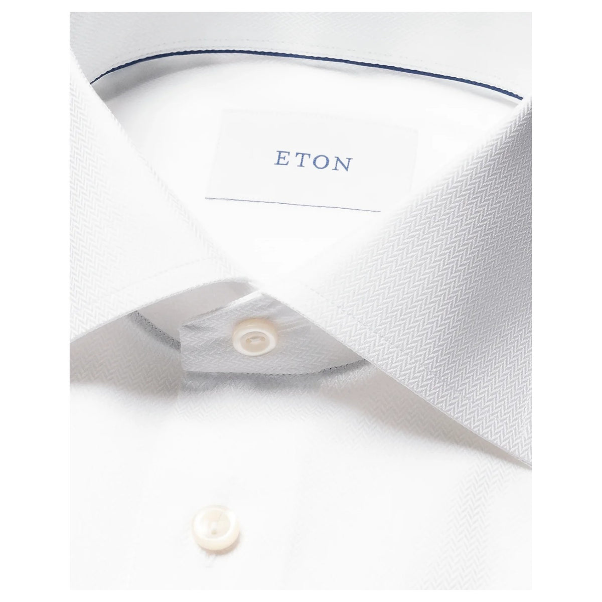 ETON Herringbone Signature Twill Shirt 100015800