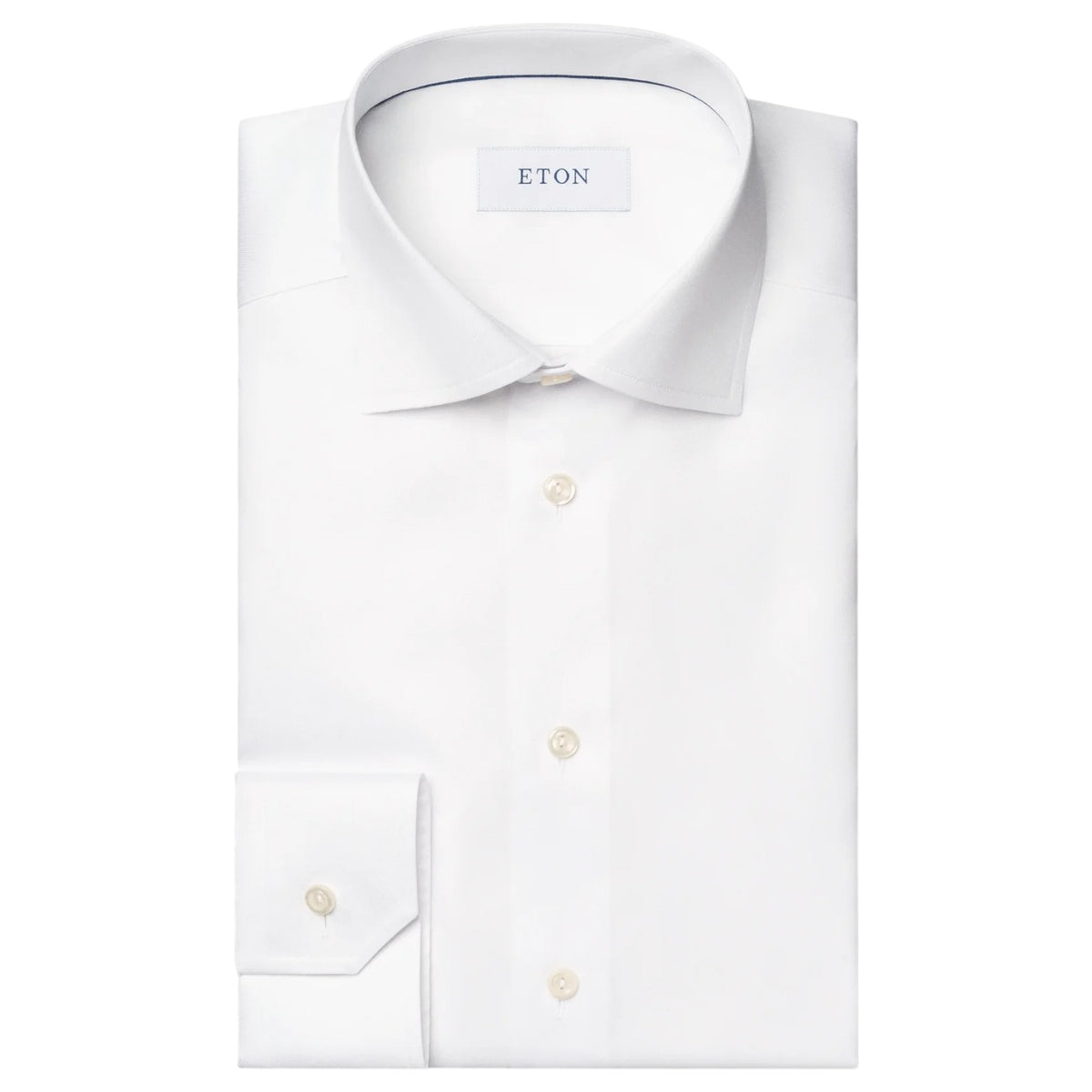 Eton White Signature Twill Shirt 100012363/00