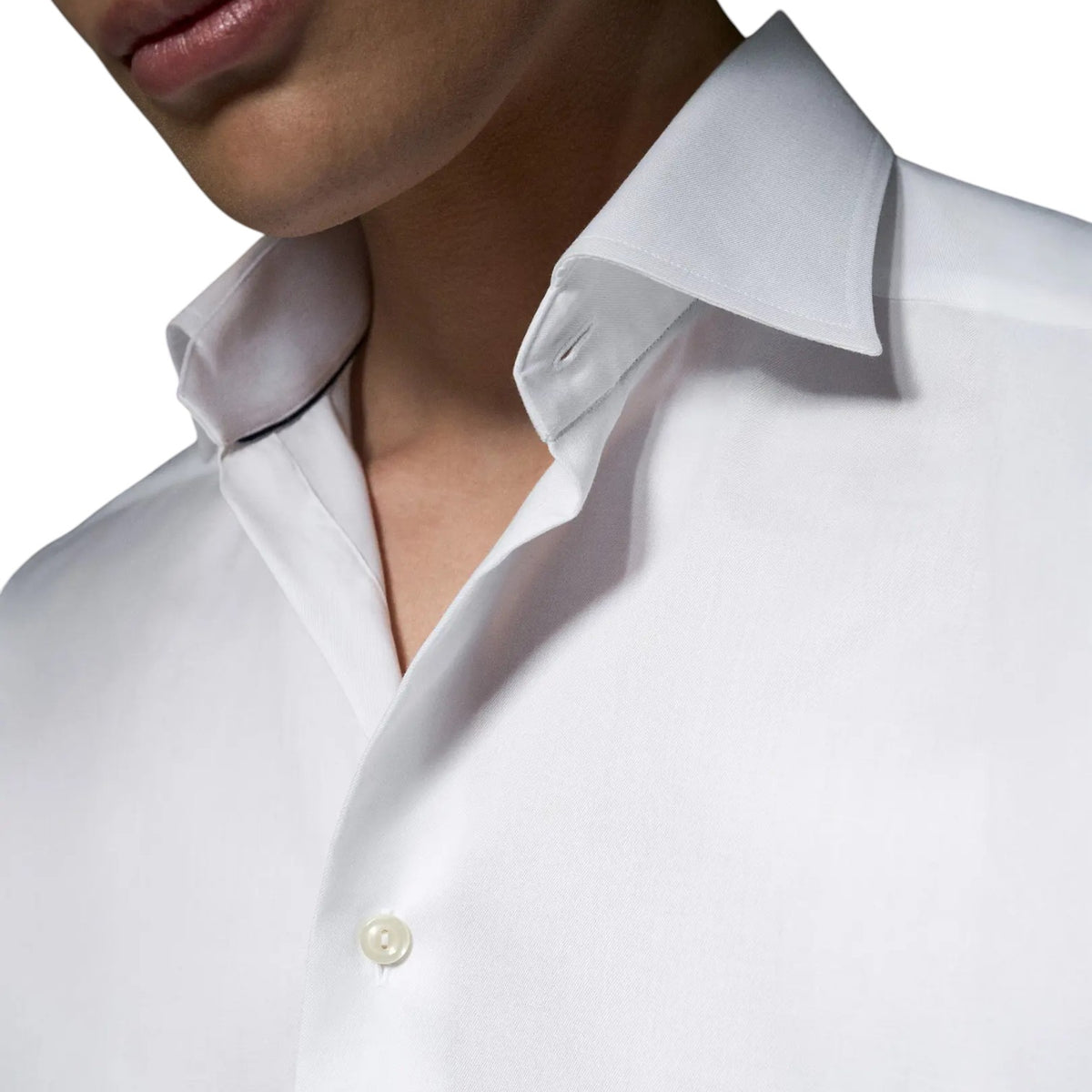 Eton White Signature Twill Shirt 100012363/00