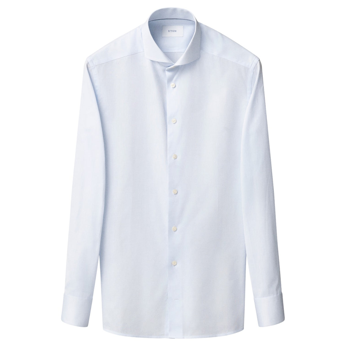Eton Signature Twill Shirt In L.Blue Cut-Away Slim Fit 100014803-22