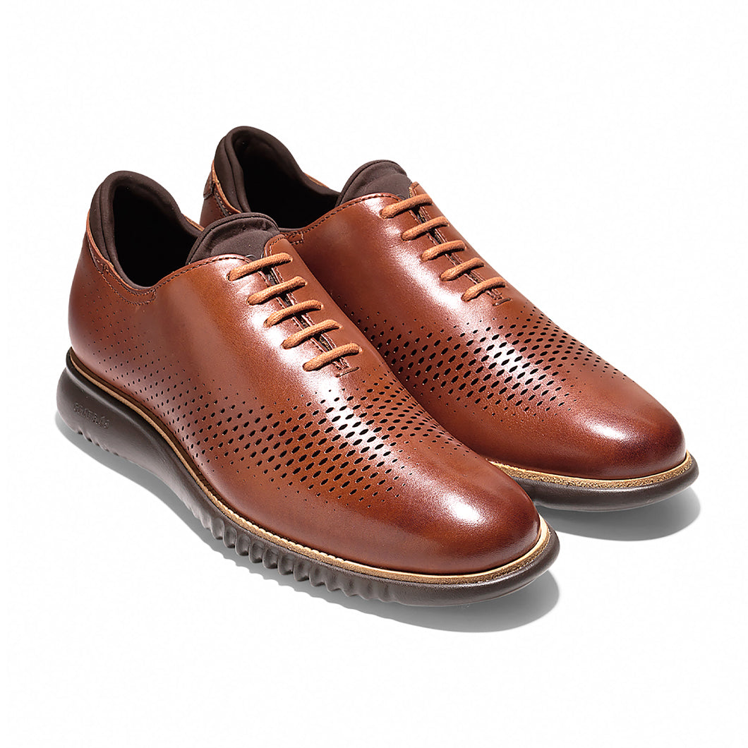 ZERoGRAND Lined Laser Wingtip Oxford