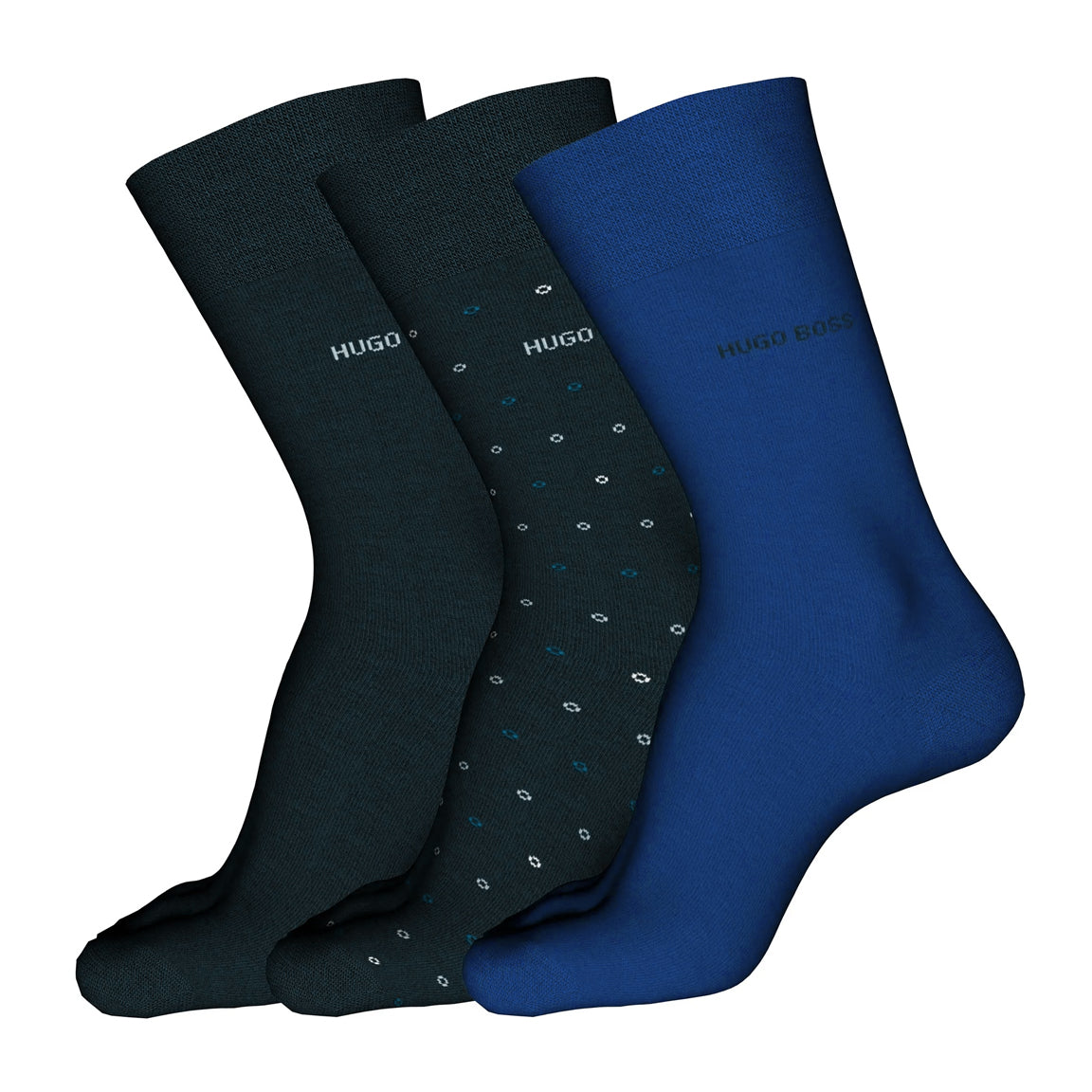 BOSS Men's 3-Pack Gift Set of Regular Length Cotton-Blend Socks 50449399-401