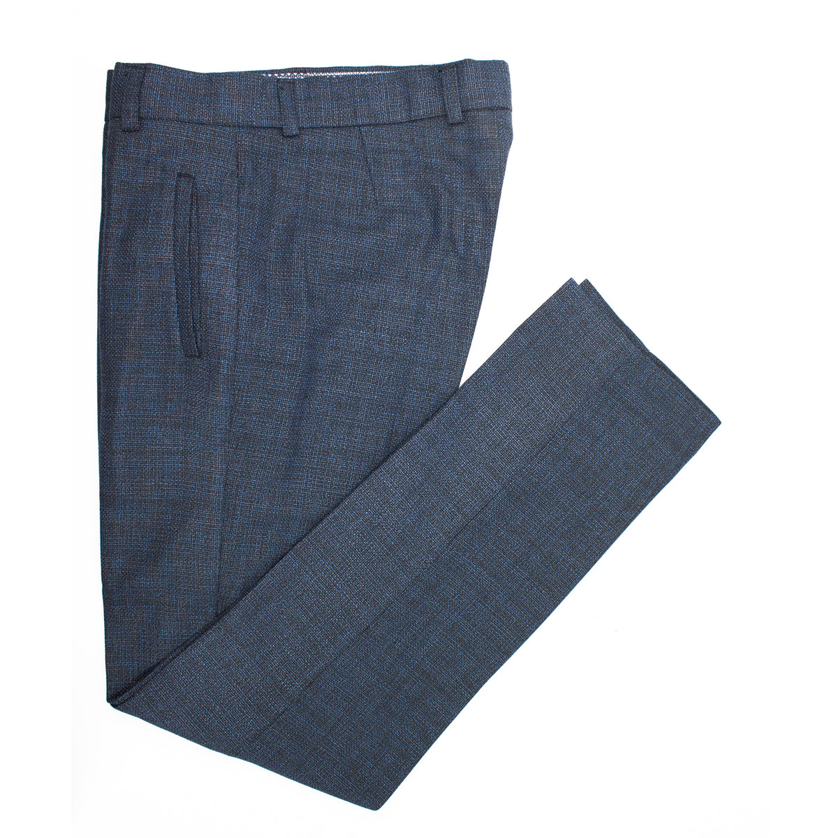 Bergamo Boys' Blue & Red Plaid Suit 310-22