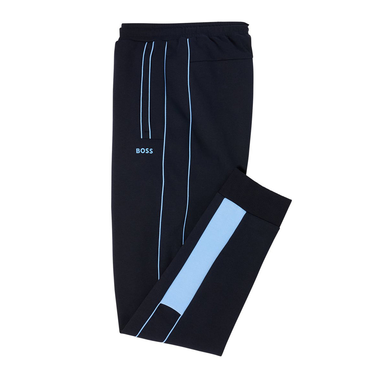 BOSS Men's Cotton-Blend Track Suit with Piping and Logos 50477193-402