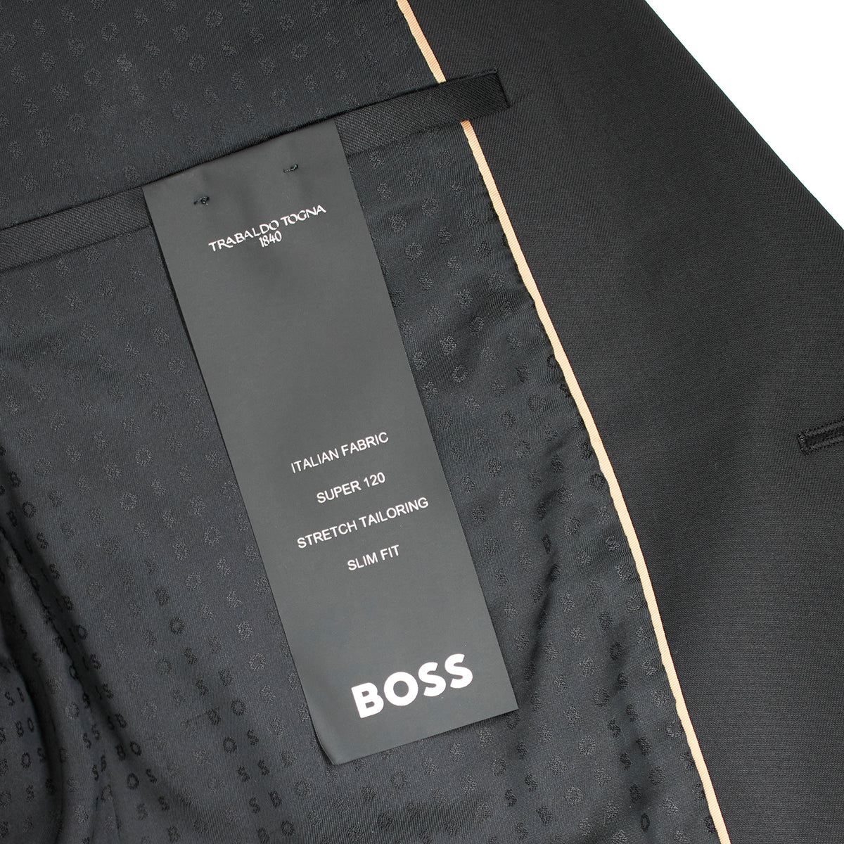 BOSS Men's Slim-Fit 100% Virgin Wool Two-Piece Suit in Black 50479561-001