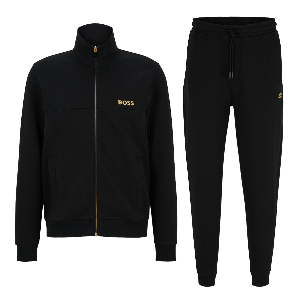BOSS Men's Cotton-Blend Zip-Up Track Suit with Embroidered Logo 50482899-001