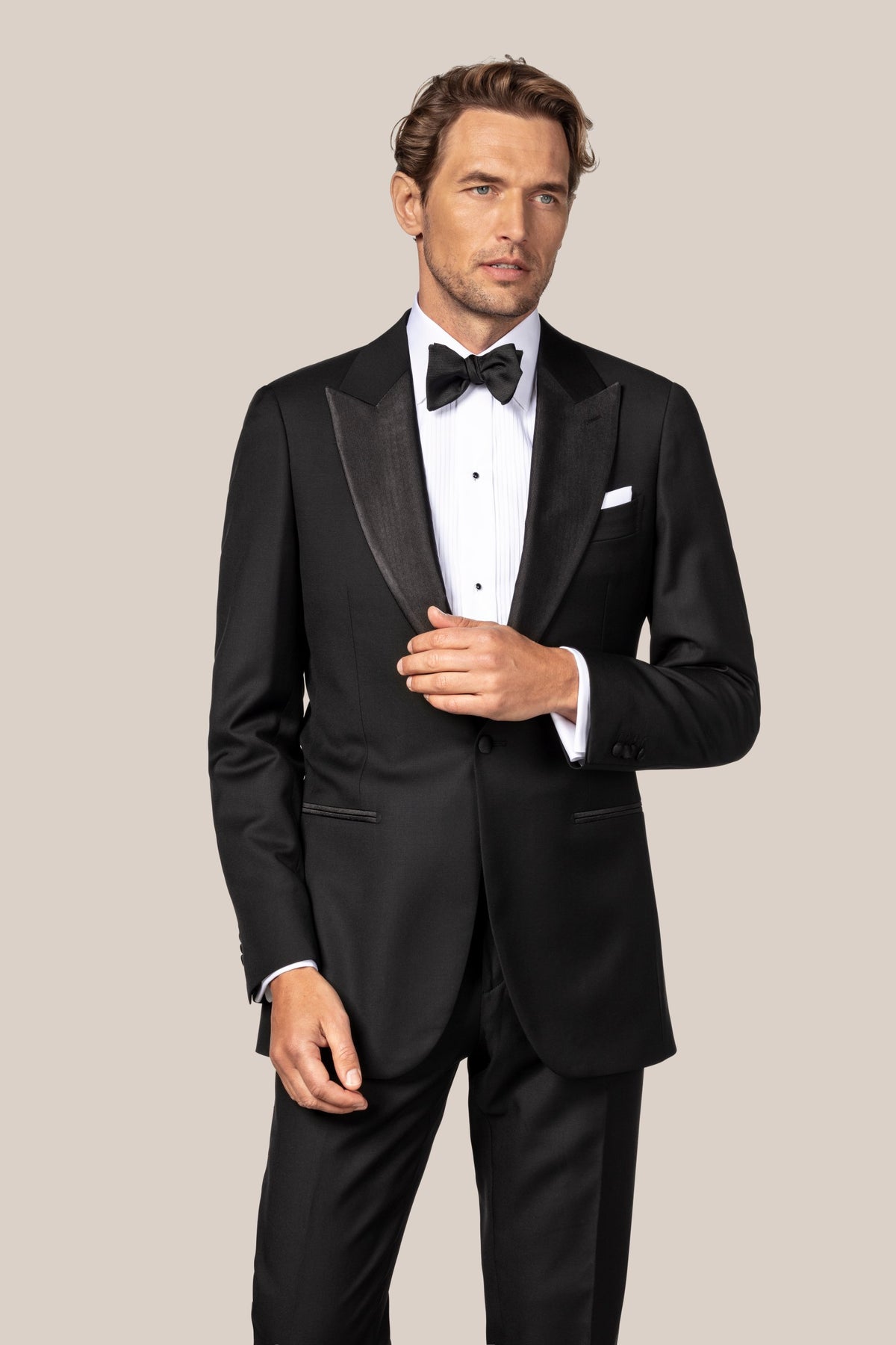 Eton Men's Slim-Fit White Plissé Tuxedo Shirt 631570510/0310 00