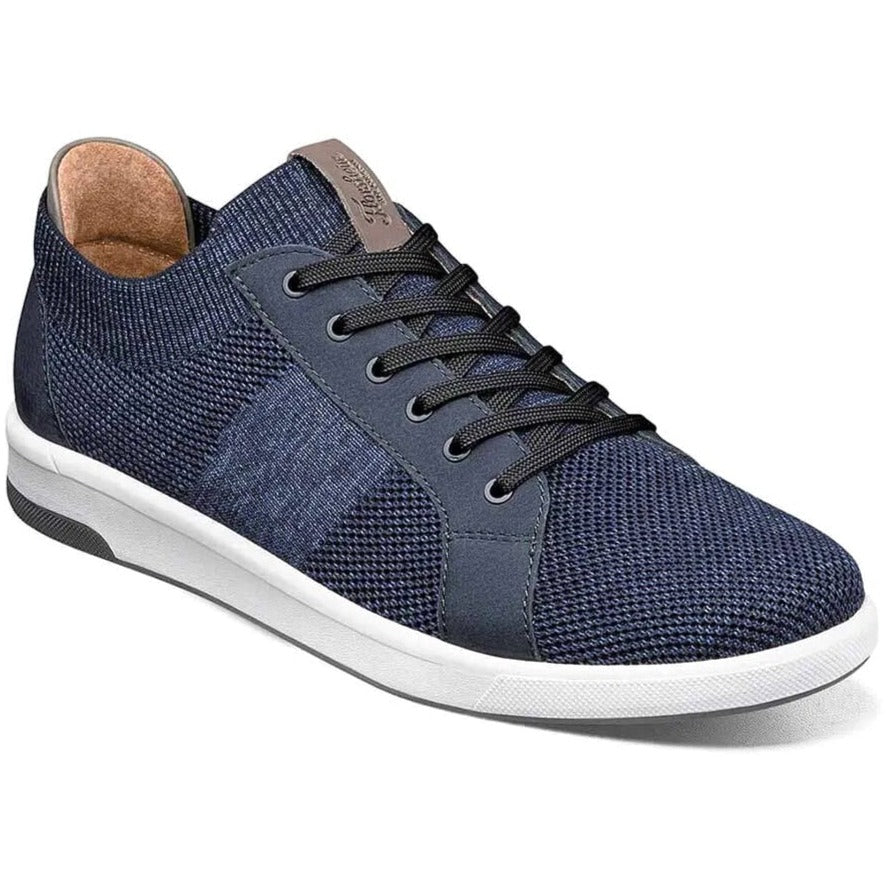 Florsheim Men's Crossover Knit Lace To Toe Sneaker in Navy 14313-410