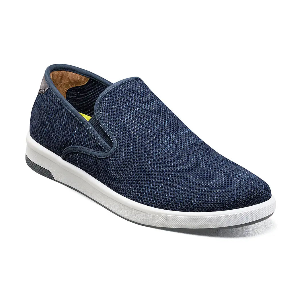 Florsheim Men's Crossover Knit Plain Toe Slip-On Sneaker in Navy 14311-410