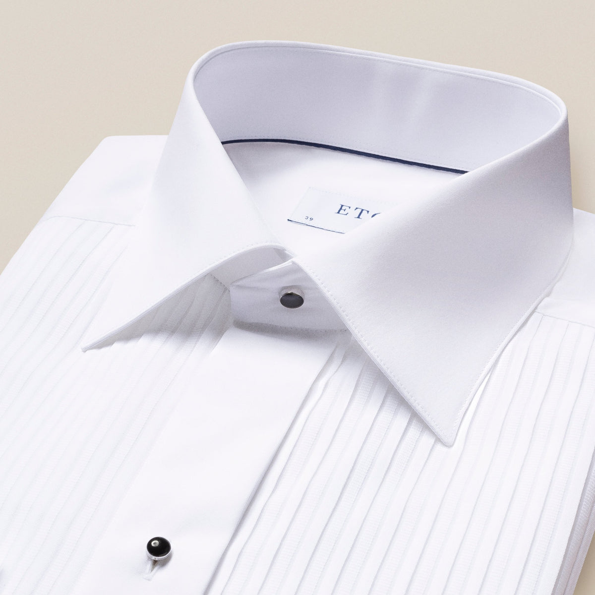 Eton Men's Slim-Fit White Plissé Tuxedo Shirt 631570510/0310 00