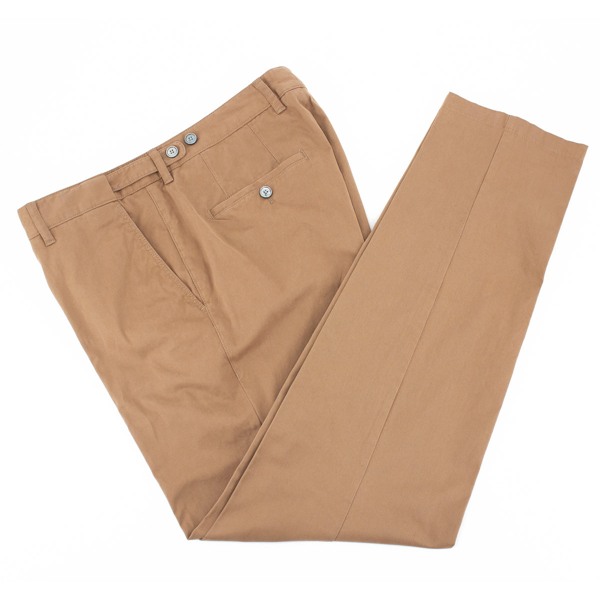 BOSS Men's Slim-Fit Chinos in Stretch-Cotton Serge in Tan 50468850-260