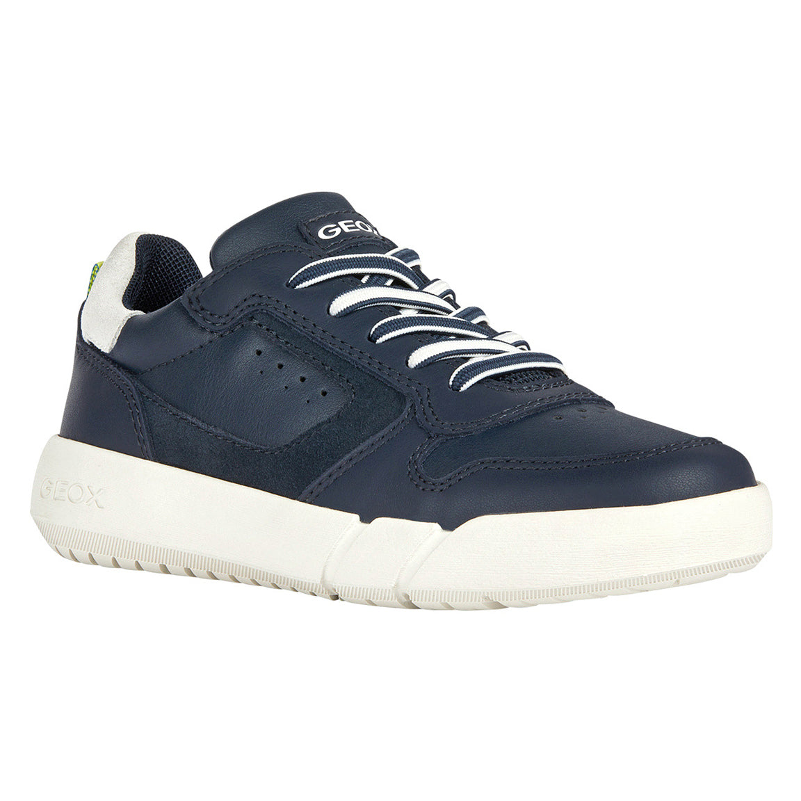 Geox Hyroo Boy Low Top Sneakers in Navy/White J35GWA-08554-C4211