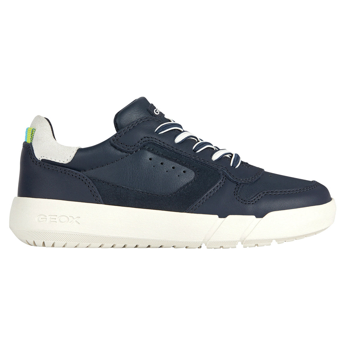 Geox Hyroo Boy Low Top Sneakers in Navy/White J35GWA-08554-C4211