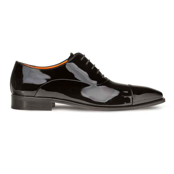 Mezlan Men's Patent Leather Formal Oxford Shoe E20264 Tux Black