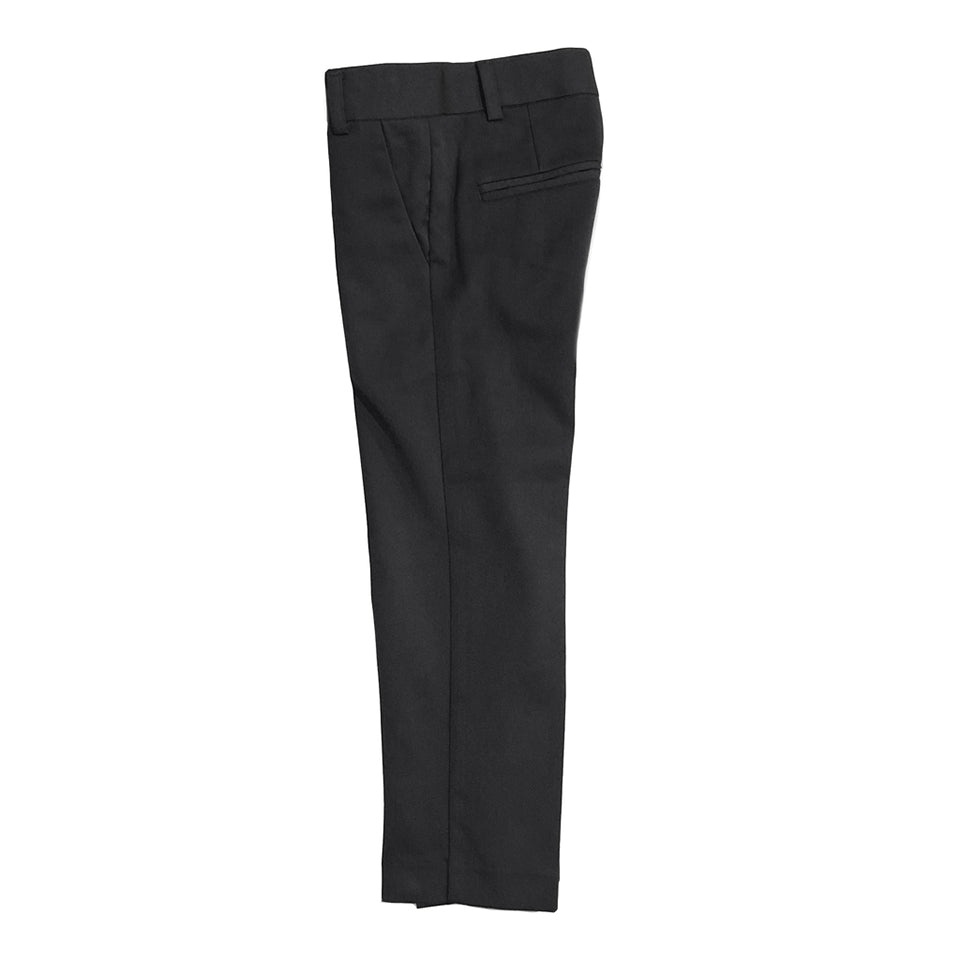 LZK-508 Black Boys Leo&Zack Adjustable Waist Slim-Fit Pants
