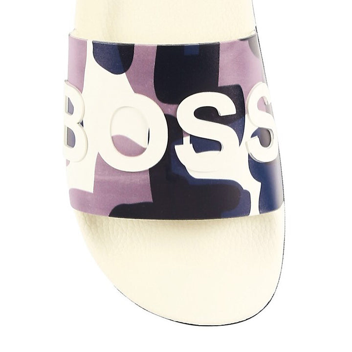 BOSS Men's Slides in Open Beige 50461866-284