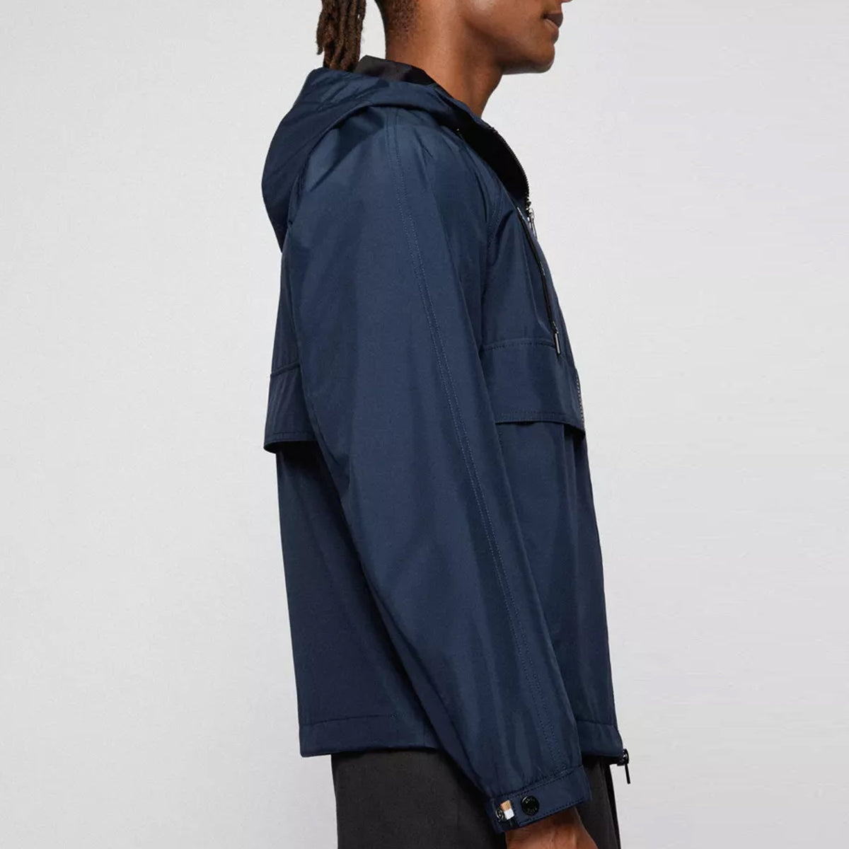 BOSS Men's Water-Repellent Jacket in Three-Layer Softshell Fabric 50469936-404