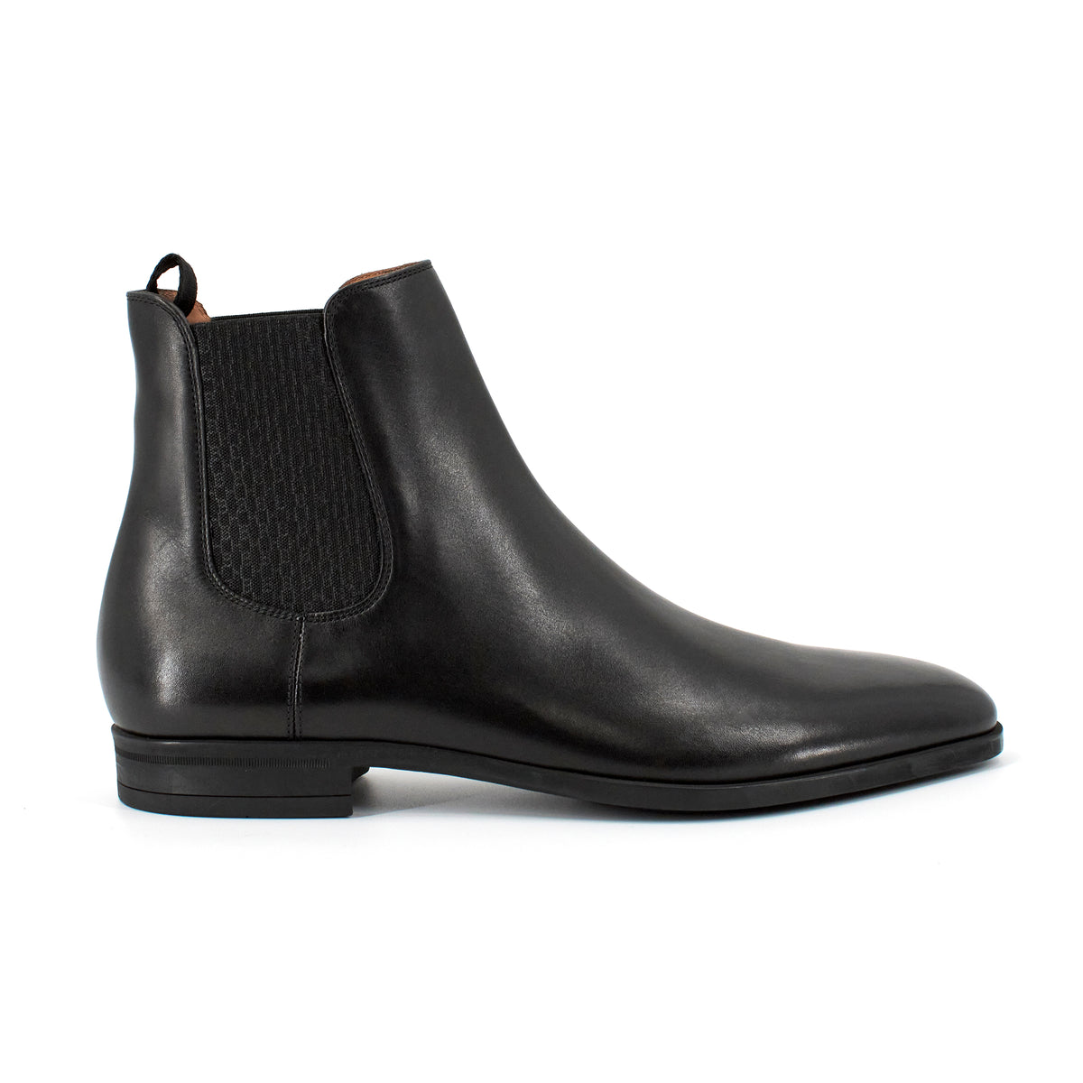 BOSS Men's Kensington Leather Chelsea Boots in Black 50454497-001