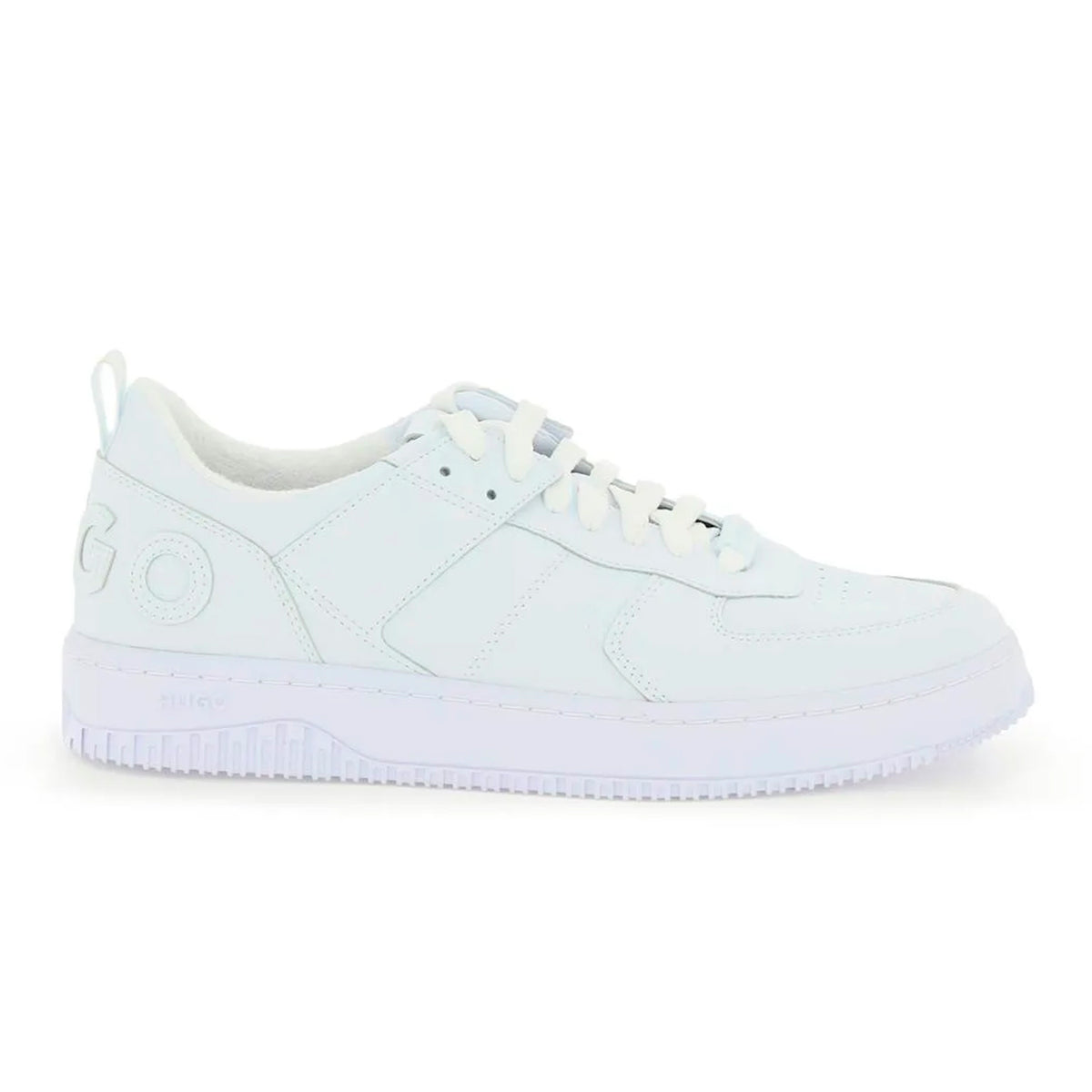 BOSS Men's White Leather Kilian Sneakers 50480405-100
