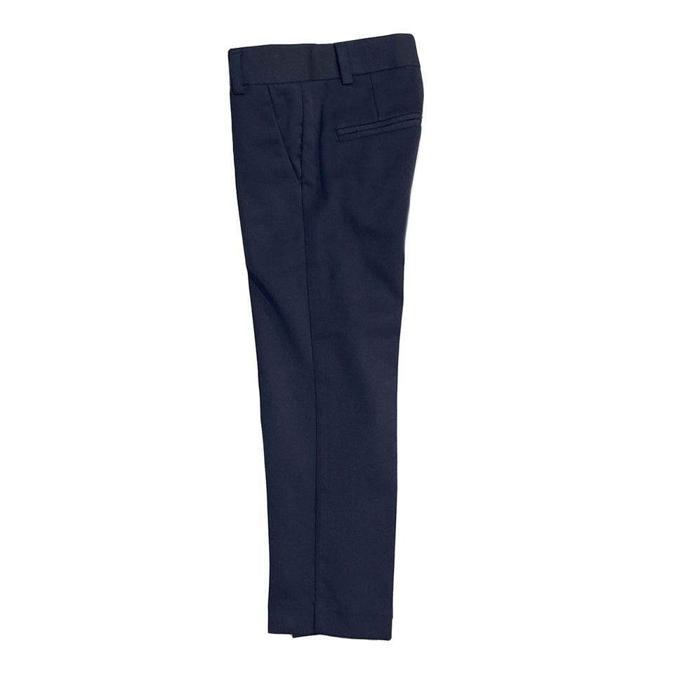 LZK-508 Navy Boys Leo&Zack Adjustable Waist Slim-Fit Pants Stretch