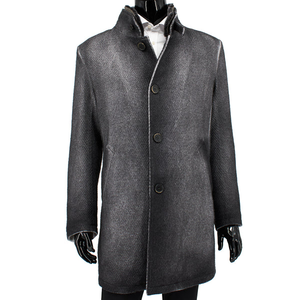 Gimo's Men's Winston Gray Shearling Coat