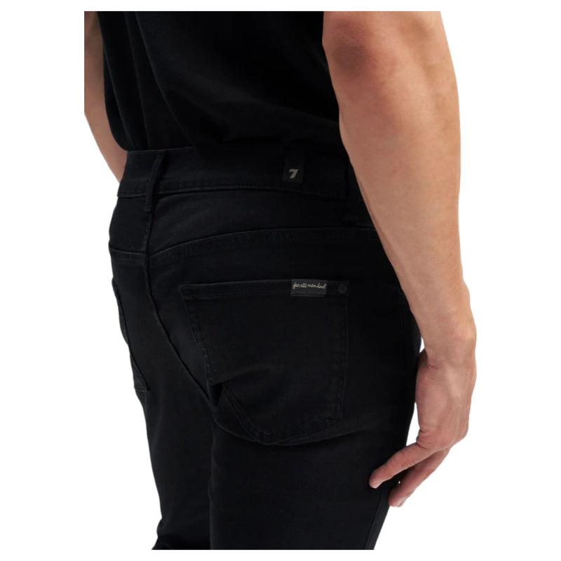 7 For All Mankind Luxe Performance Plus Slimmy Tapered In Black  7T028A22 Black