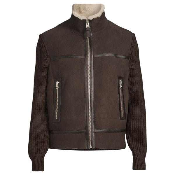 Mackage JONATHAN Mixed-media shearling jacket P003132